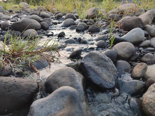 stones in the water