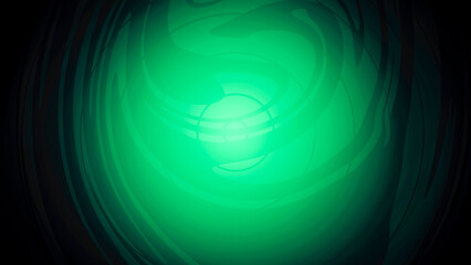 Glowing green sphere, glittering lights, emerald, background, element, ball green