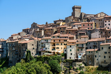 Fototapeta na wymiar Arcidosso, Grosseto, Toscana, Monte Amiata