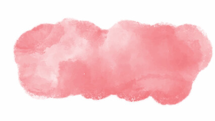 Pink watercolor background for your design, watercolor background concept, vector.