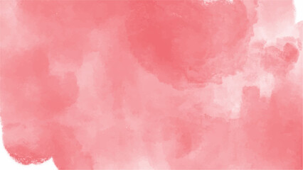 Pink watercolor background for your design, watercolor background concept, vector.