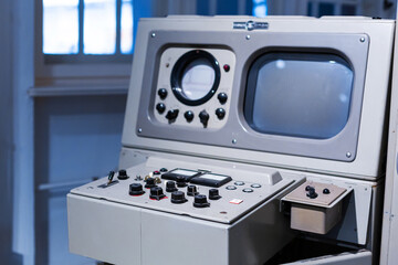 Rare communication panel at the Museum of Radio Electronics