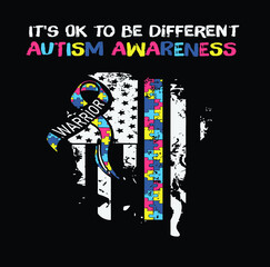 Autism Awareness Vector Illustrations, Autism Awareness t shirt design