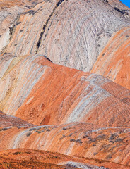Multicolored beautiful mountains in Azerbaijan