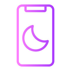 night mode gradient icon