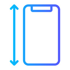 size gradient icon