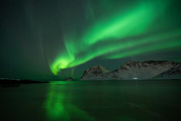 aurora over the sea