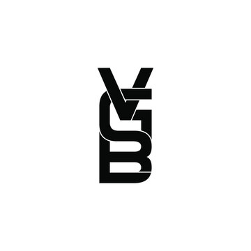 vgb letter original monogram logo design