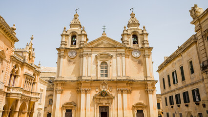 Obraz premium St Paul's Cathedral in Mdina