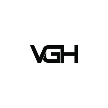 vgh letter original monogram logo design
