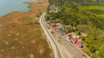 Krynica Morska droga w budowie © Marcin