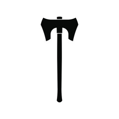 Ax vector icon set. poleaxe illustration sign collection. weapon symbol or logo.
