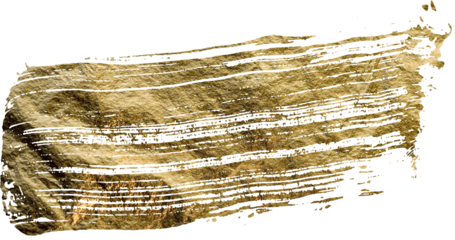 gold foil brush mark