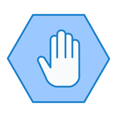 Obraz premium Stop Icon Design