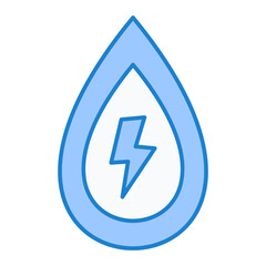 Water Energy Icon Design