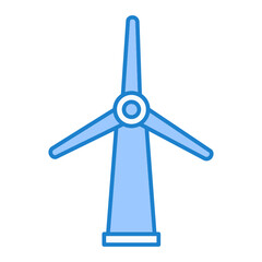 Wind Turbine Icon Design