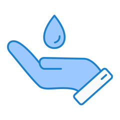 Save Water Icon Design