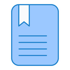 Bookmarked Icon Design