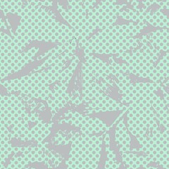 Floral Dotted Seamless Pattern Design