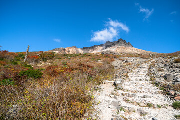 那須岳（茶臼岳）　登山道の風景【栃木県・那須塩原市】