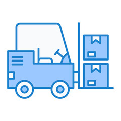 Fork Lift Icon Design