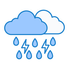 Thunderstorm Icon Design