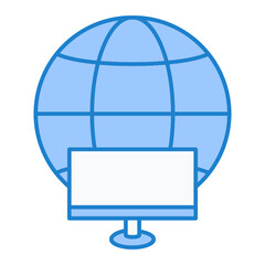 Global Network Icon Design