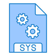 SYS File Format Icon Design