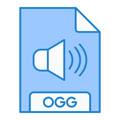 OGG File Format Icon Design