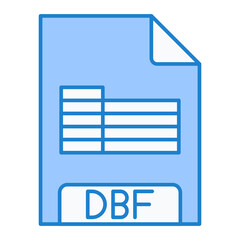 DBF File Format Icon Design