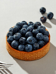 Blueberries tart
