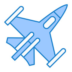Fighter Jet Icon Design