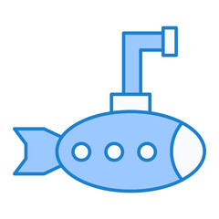 Toy Submarine Icon Design