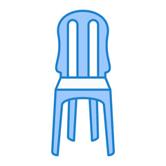 Plastic Chair Icon Design