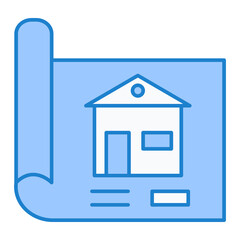 Blue Print Icon Design