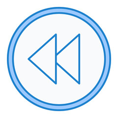 Backward Icon Design