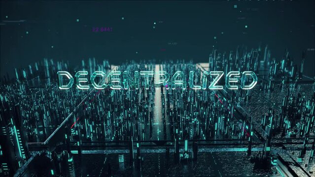 The Future Of Web 4.0 with digital technology hitech concept