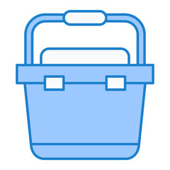 Portable Fridge Icon Design