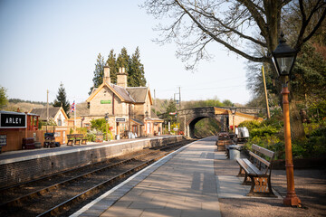 Arley heritage railway station, part of the Severn Valley Railway