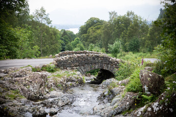 Fototapeta na wymiar Ashness Bridge in the Lake District