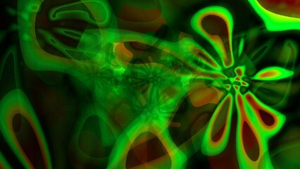 Beautiful abstract background for art projects, cards, business, posters. 3D illustration, computer-generated fractal