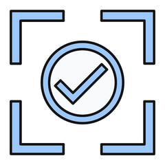 Scan Approved Icon Design