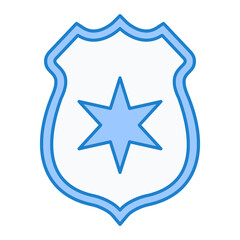 Police Badge Icon Design