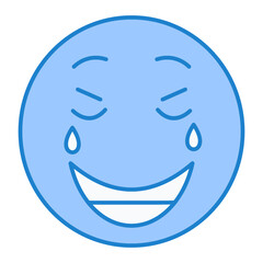 Laugh Emoji Icon Design