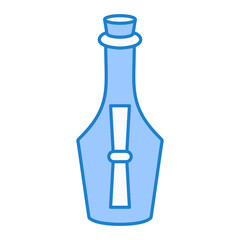 Letter Bottle Icon Design