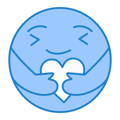 Care Emoji Icon Design