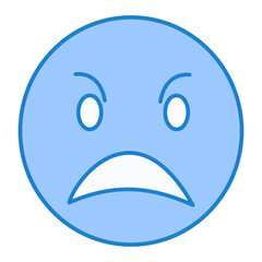 Angry Emoji Icon Design
