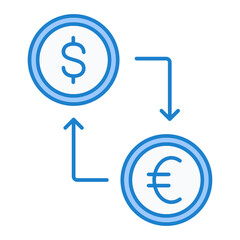 Currency Exchange Icon Design
