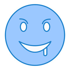 Drooling Emoji Icon Design