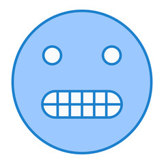 Grimacing Emoji Icon Design